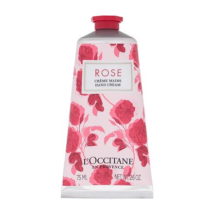 L'Occitane Rose Hand Cream dámský hydratační krém na ruce 75 ml pro ženy