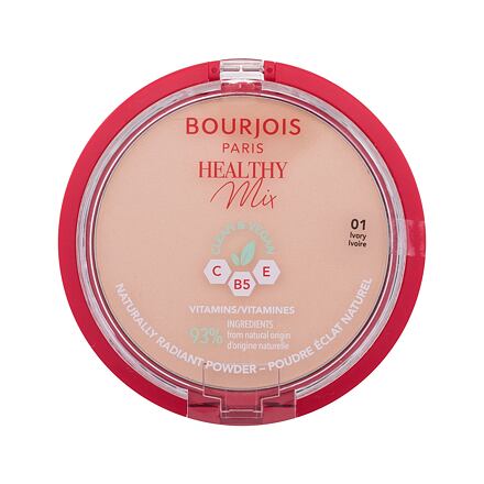 BOURJOIS Paris Healthy Mix Clean & Vegan Naturally Radiant Powder rozjasňující pudr 10 g odstín 01 Ivory