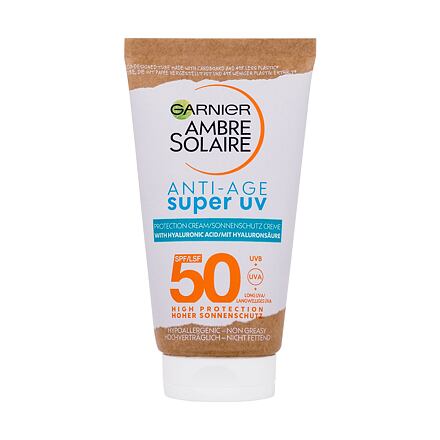 Garnier Ambre Solaire Super UV Anti-Age Protection Cream SPF50 unisex opalovací krém na obličej 50 ml unisex