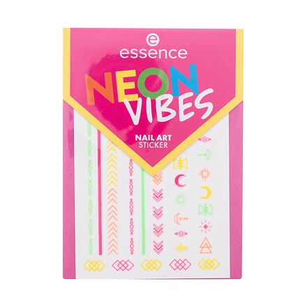 Essence Nail Stickers Neon Vibes neonové nálepky na nehty 1 balení pro ženy