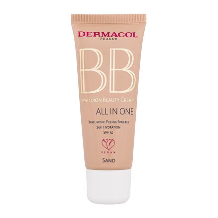 Dermacol BB Cream Hyaluron Beauty Cream All In One SPF30 hydratační bb krém 30 ml odstín 01 sand