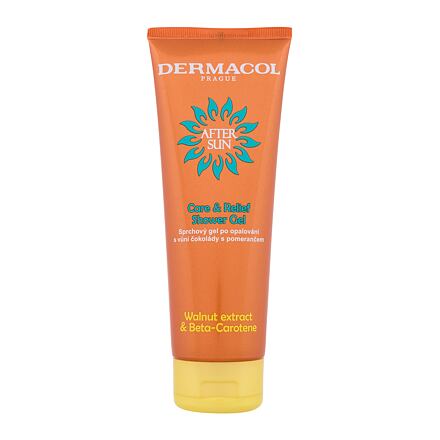 Dermacol After Sun Care & Relief Shower Gel unisex sprchový gel po opalování s vůní čokolády a pomeranče 250 ml unisex