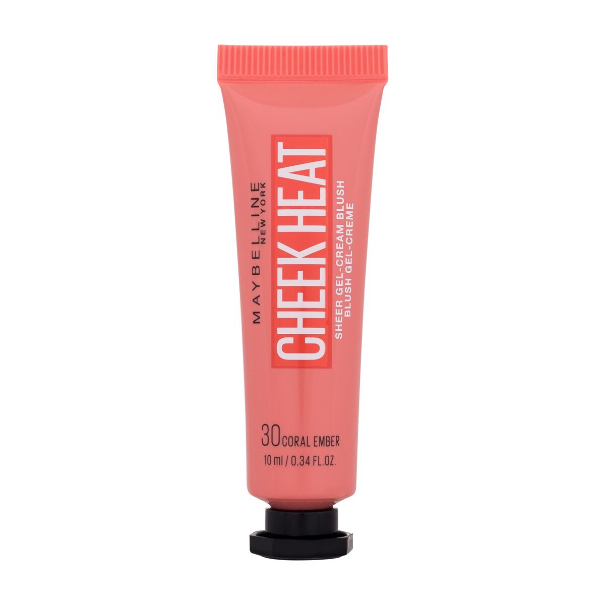 Maybelline Cheek Heat dámská gelově-krémová tvářenka 10 ml odstín 30 coral ember