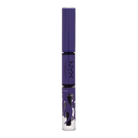 NYX Professional Makeup Shine Loud dámská vysoce lesklá dvoukroková rtěnka 3.4 ml odstín fialová