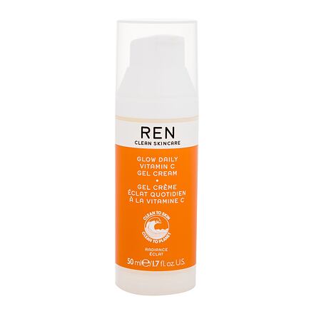 REN Clean Skincare Radiance Glow Daily Vitamin C dámský rozjasňující a hydratační pleťový gel 50 ml pro ženy