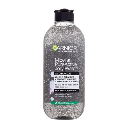 Garnier Skin Naturals Micellar Purifying Jelly Water dámská micelární voda s aktivním uhlím proti černým tečkám 400 ml pro ženy