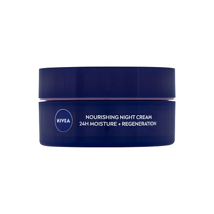 Nivea Nourishing Night Cream Dry Skin dámský vyživný noční krém pro suchou a citlivou pleť 50 ml pro ženy