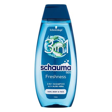 Schwarzkopf Schauma Men Freshness 3in1 pánský víceúčelový šampon s aloe vera 400 ml pro muže
