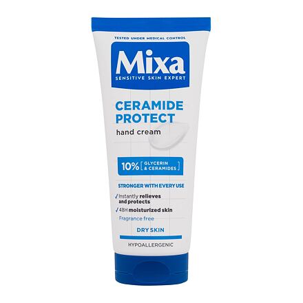 Mixa Ceramide Protect Hand Cream dámský ochranný a hydratační krém na ruce pro suchou pokožku 100 ml pro ženy