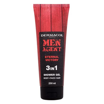 Dermacol Men Agent Eternal Victory 3in1 Shower Gel pánský sprchový gel na tělo, obličej a vlasy 250 ml pro muže