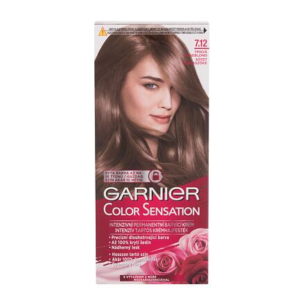 Garnier Color Sensation dámská permanentní barva na vlasy 40 ml odstín hnědá pro ženy poškozená krabička