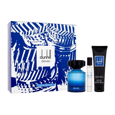 Dunhill Driven pánská dárková sada toaletní voda 100 ml + sprchový gel 90 ml + toaletní voda 15 ml pro muže