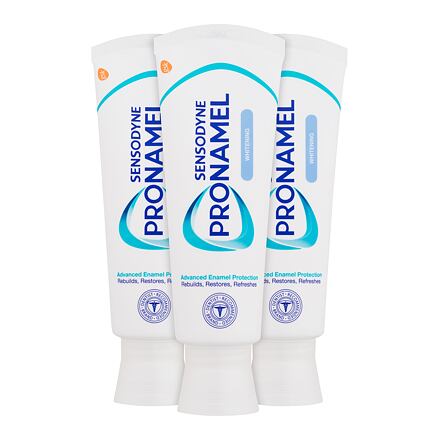 Sensodyne Pronamel Whitening Trio bělicí zubní pasta pro citlivé zuby 3x75 ml