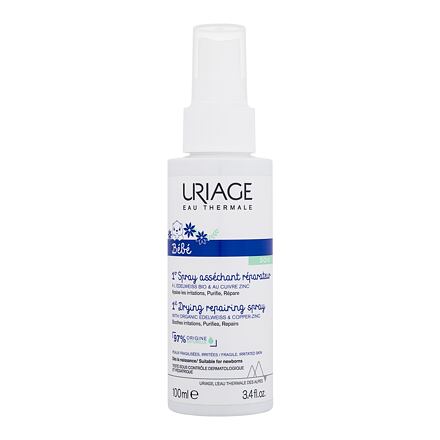 Uriage Bébé 1st Drying Repairing Spray dětská vysušující a zklidňující sprej 100 ml pro děti