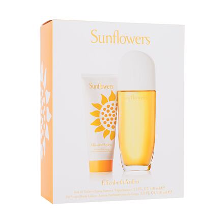 Elizabeth Arden Sunflowers dámská dárková sada toaletní voda 100 ml + tělové mléko 100 ml pro ženy