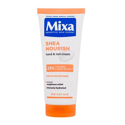 Mixa Shea Nourish Hand & Nail Cream unisex vyživující krém na ruce 100 ml unisex
