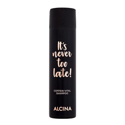ALCINA It´s Never Too Late! Coffein Vital Shampoo dámský kofeinový revitalizační šampon 250 ml pro ženy
