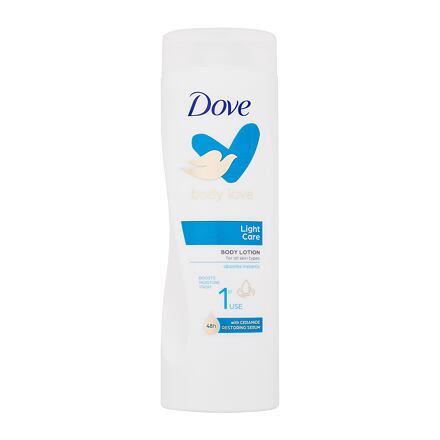 Dove Body Love Light Care dámské hydratační tělové mléko 400 ml pro ženy