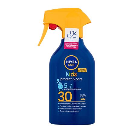 Nivea Sun Kids Protect & Care Sun Spray 5 in 1 SPF30 dětský sprej na opalování 5 v 1 270 ml