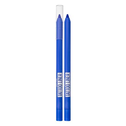Maybelline Tattoo Liner Gel Pencil dámská dlouhotrvající a voděodolná gelová tužka na oči 1.3 g odstín modrá