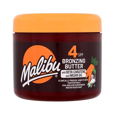 Malibu Bronzing Butter With Carotene & Argan Oil SPF4 dámský tělové máslo s karotenem a arganovým olejem pro bronzové opálení 300 ml