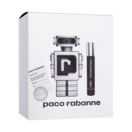 Paco Rabanne Phantom pánská dárková sada toaletní voda 100 ml + toaletní voda 20 ml pro muže