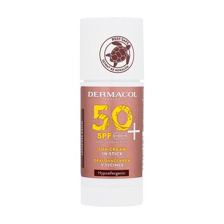 Dermacol Sun Cream In Stick SPF50+ unisex voděodolná tyčinka na opalování 24 g unisex