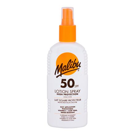 Malibu Lotion Spray SPF50 unisex voděodolný sprej na opalování 200 ml