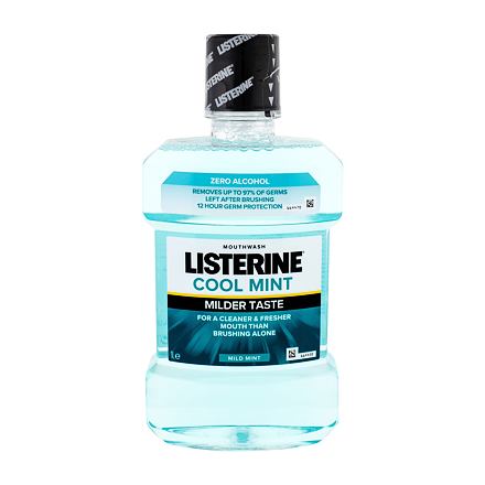 Listerine Cool Mint Mild Taste Mouthwash ústní voda pro svěží dech 1000 ml