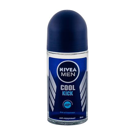 Nivea Men Cool Kick 48h pánský kuličkový antiperspirant s chladivým účinkem 50 ml pro muže