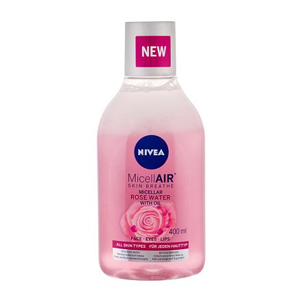 Nivea MicellAIR® Rose Water dámská dvoufázová micelární voda s růžovou vodou 400 ml pro ženy