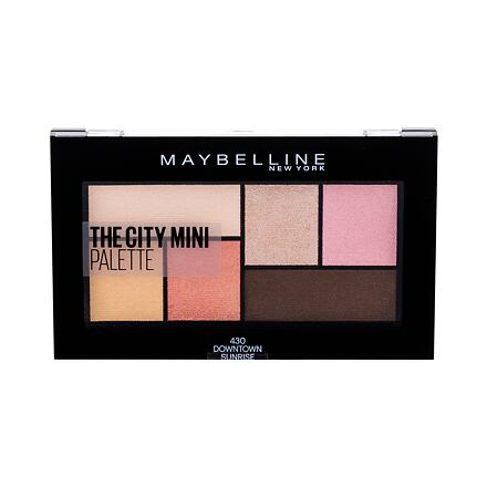 Maybelline The City Mini paletka šesti dramatických očních stínů 6 g odstín 430 Downtown Sunrise