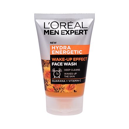 L'Oréal Paris Men Expert Hydra Energetic Wake-Up Effect pánský čisticí gel pro osvěžení a vitalizaci pleti 100 ml pro muže