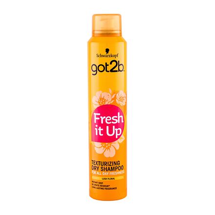 Schwarzkopf Got2b Fresh It Up Texturizing dámský texturizační suchý šampon s květinovou vůní 200 ml pro ženy