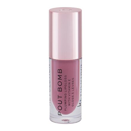 Makeup Revolution London Pout Bomb objemový lesk na rty 4.6 ml odstín červená