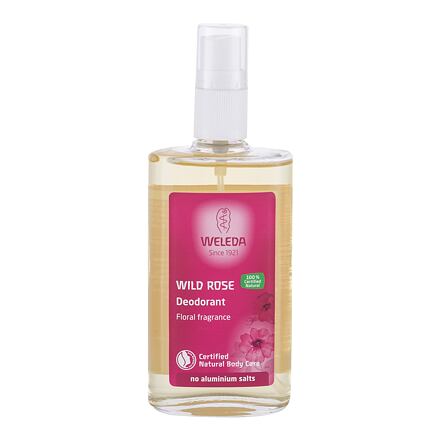 Weleda Wild Rose dámský růžový deodorant bez hliníkových solí 100 ml pro ženy
