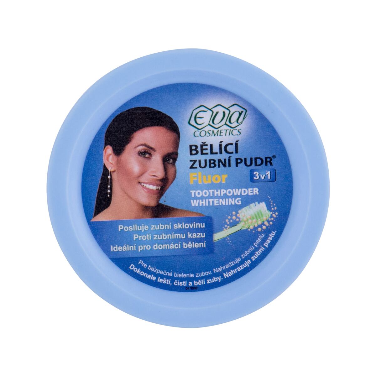 Eva Cosmetics Whitening Toothpowder Fluor bělicí zubní pudr 30 g