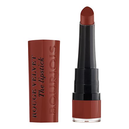 BOURJOIS Paris Rouge Velvet The Lipstick dámská matná rtěnka 2.4 g odstín hnědá