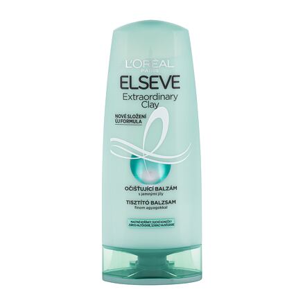 L'Oréal Paris Elseve Extraordinary Clay Rebalancing Balm dámský balzám pro mastné vlasy 200 ml pro ženy