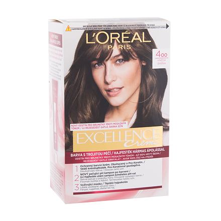 L'Oréal Paris Excellence Creme Triple Protection dámská barva na vlasy 48 ml odstín hnědá pro ženy