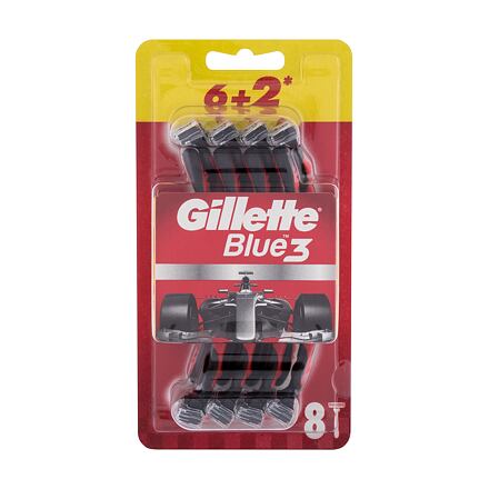 Gillette Blue3 Red pánský jednorázová holítka 8 ks pro muže