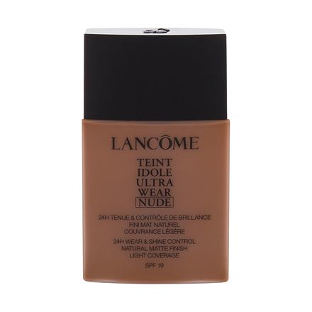 Lancôme Teint Idole Ultra Wear Nude SPF19 lehký hydratační make-up s matujícím účinkem 40 ml odstín 12 ambre