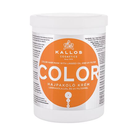 Kallos Cosmetics Color dámská maska pro barvené vlasy 1000 ml pro ženy