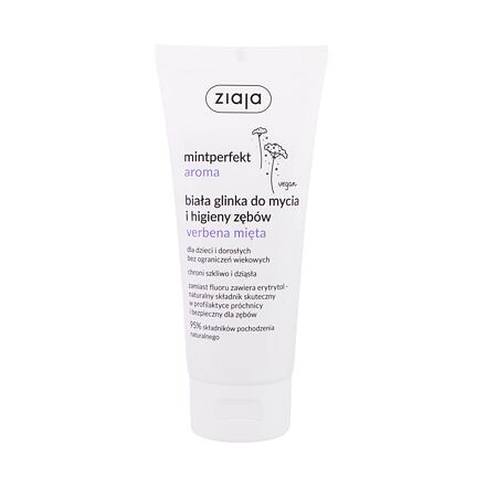 Ziaja Mintperfect Aroma White Clay Verbena & Mint zubní pasta s minerály a bílým jílem 100 ml