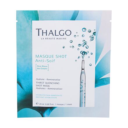 Thalgo Shot Mask Thirst Quenching dámská hydratační plátýnková maska 20 ml pro ženy
