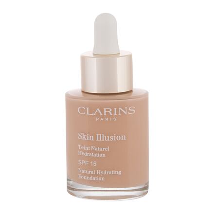 Clarins Skin Illusion Natural Hydrating SPF15 hydratační make-up s uv filtrem 30 ml odstín 107 beige