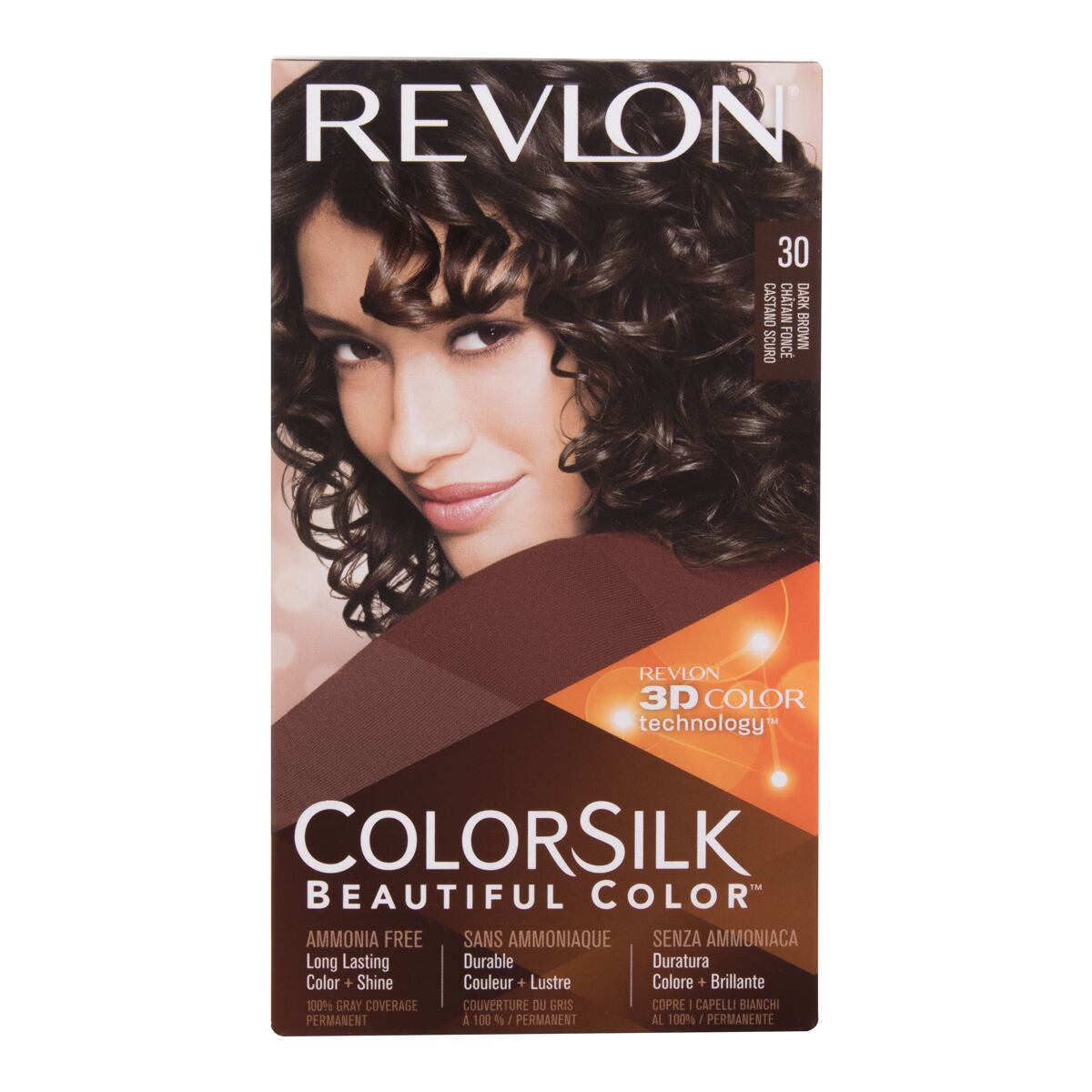 Revlon Colorsilk Beautiful Color dámská barva na vlasy na barvené vlasy 59.1 ml odstín hnědá pro ženy