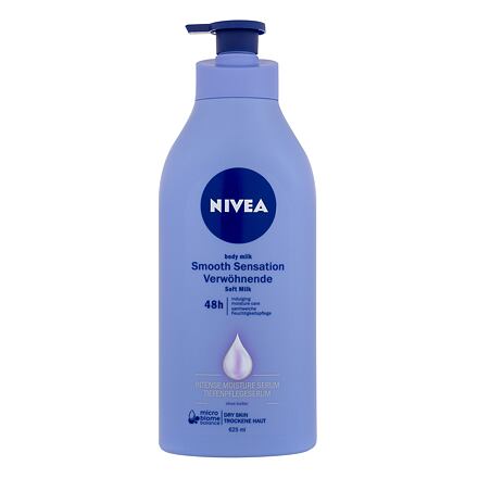 Nivea Smooth Sensation dámské hydratační tělové mléko pro suchou pokožku 625 ml pro ženy