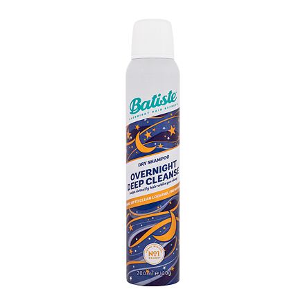 Batiste Overnight Deep Cleanse dámský suchý šampon pro noční očistu a detoxikaci vlasů 200 ml pro ženy