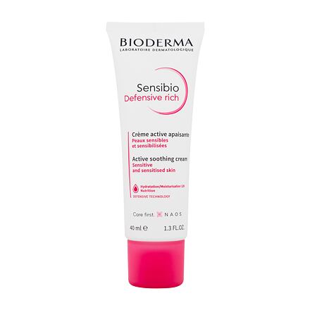 BIODERMA Sensibio Defensive Rich Active Soothing Cream dámský zklidňující krém pro citlivou pleť 40 ml pro ženy